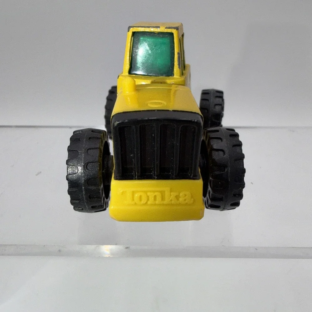 Tonka Tractor Construction Truck Vehicle 1992 Yellow Vintage 1:64 Diecast Used‎
